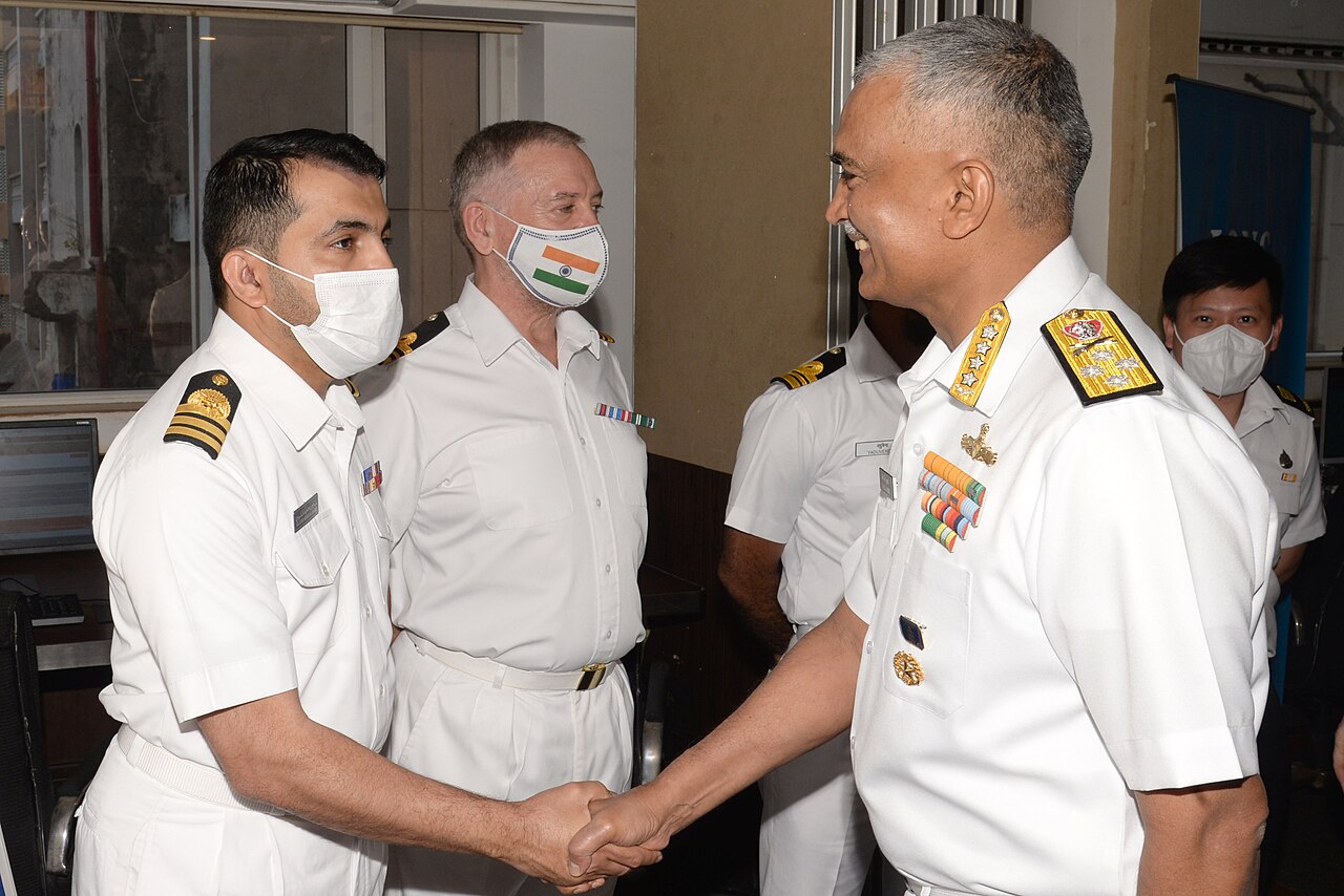 印度洋海軍研討會海上演習中的軍艦